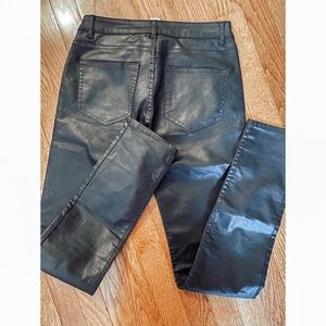 H&M faux leather pants size 6